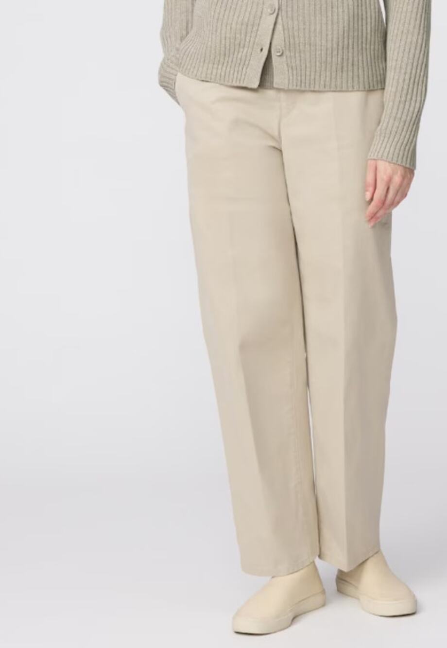 Uniqlo Cotton Chino Pants in Beige